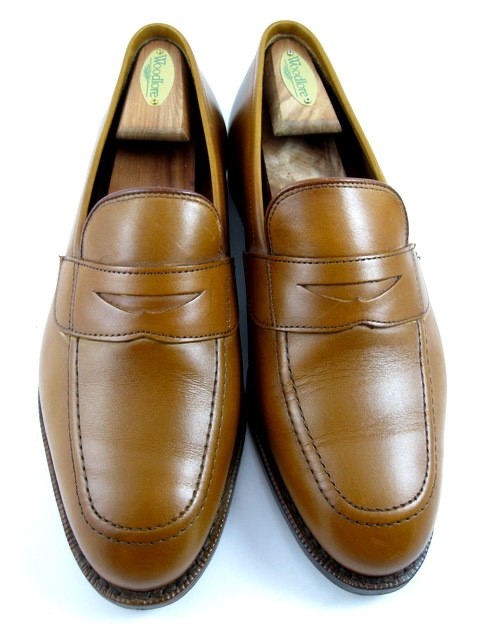 Allen Edmonds Lake Forest Mens Penny Loafers 8.5 EEE Walnut Discontinued 636N