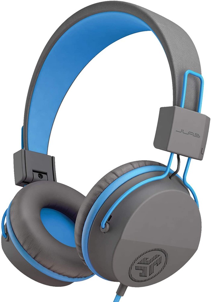 JLab JBuddies Play Gaming Wireless Kids Headset - Gray/Blue - NEW™