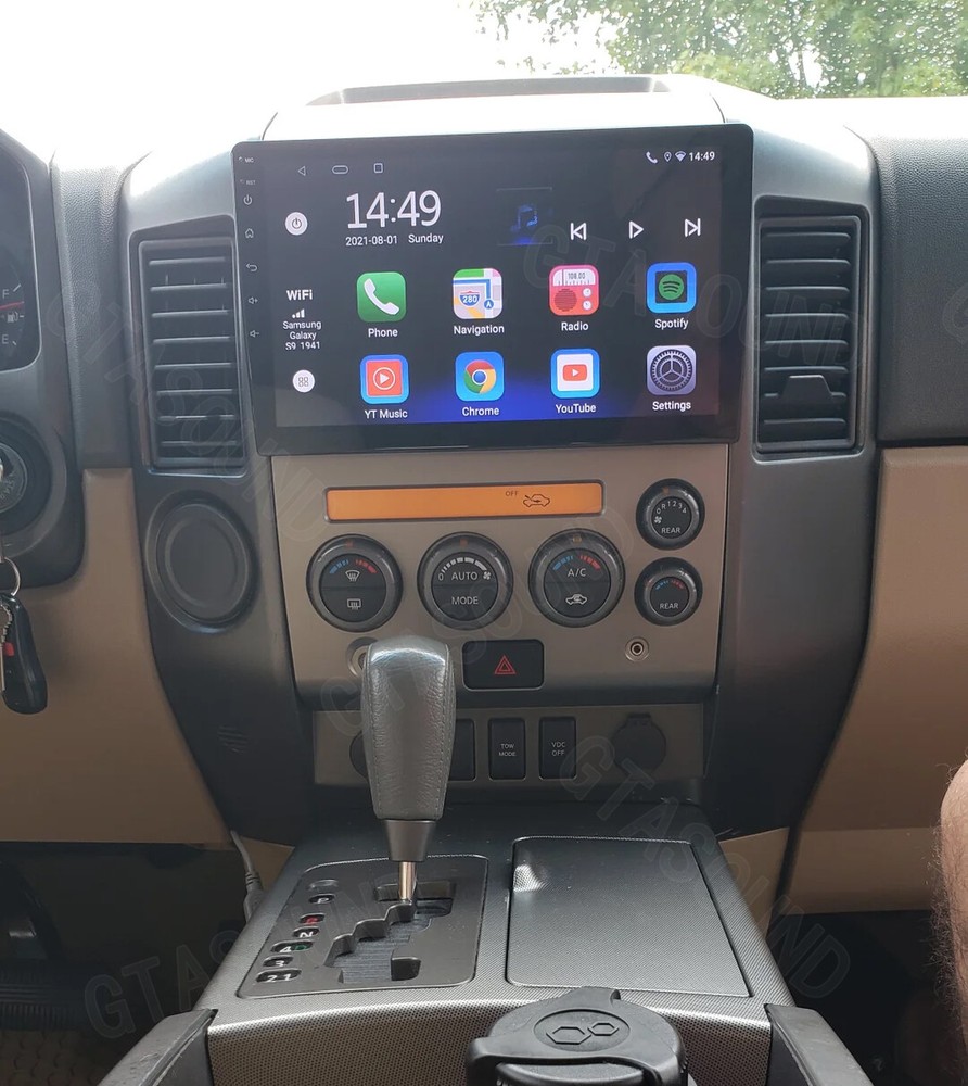 For Nissan Armada 2006-2007 Carplay Android 13 Car Stereo Radio GPS NAVI WiFi FM