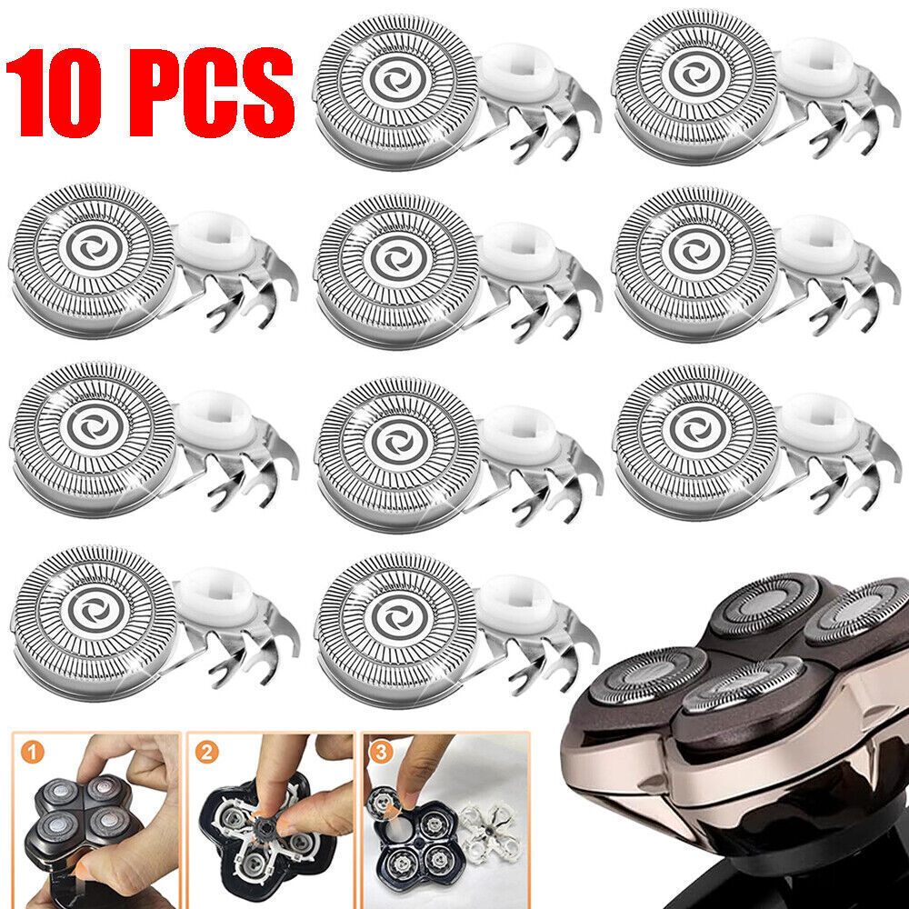 10 Replacement Blades For Pitbull Skull Shaver Platinum Gold Silver Butterfly