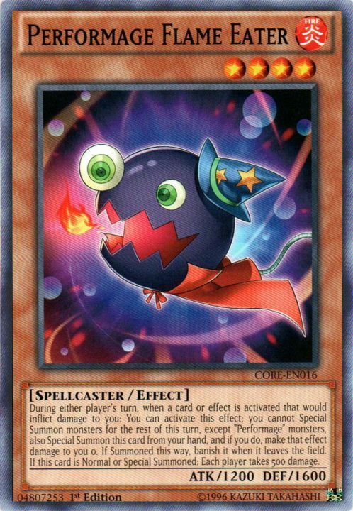 Performage Flame Eater CORE-EN016 Common 1st Edition x3 Near Mint