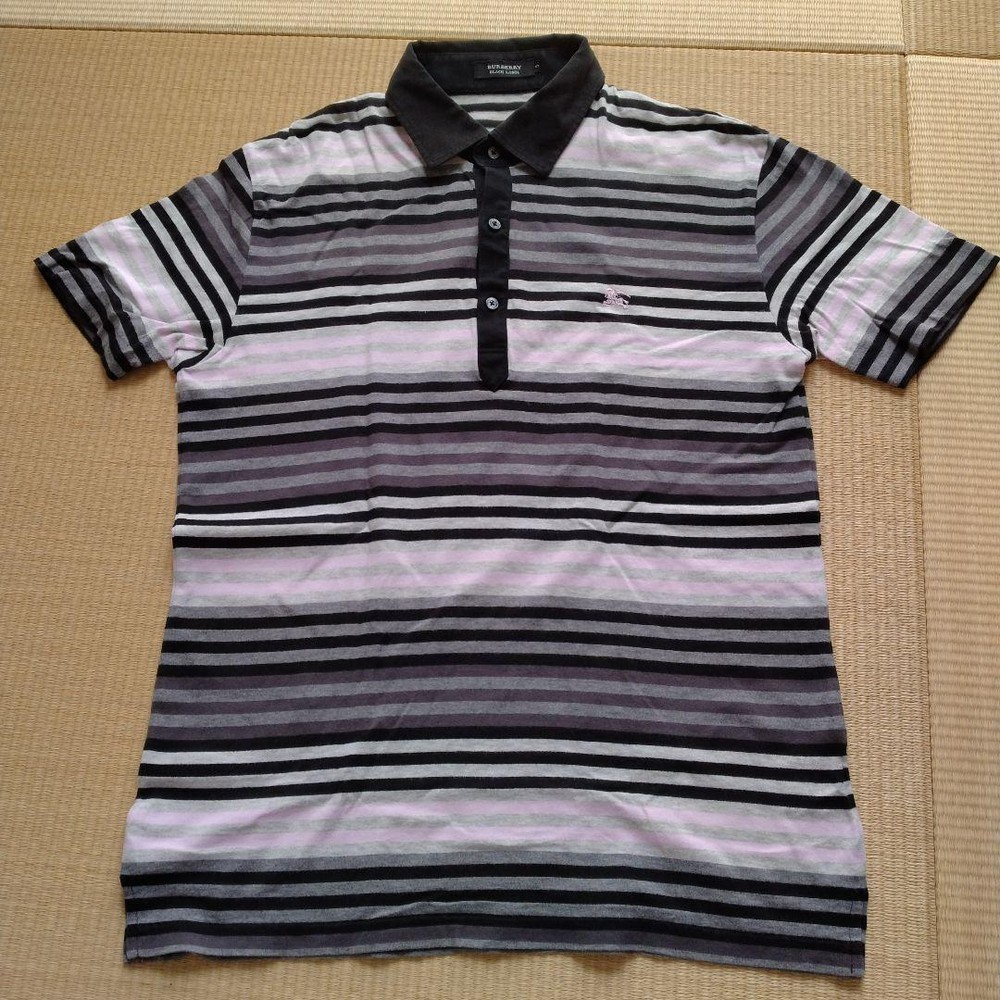 Burberry Black Label Polo Shirt Men's Fashion from Japan