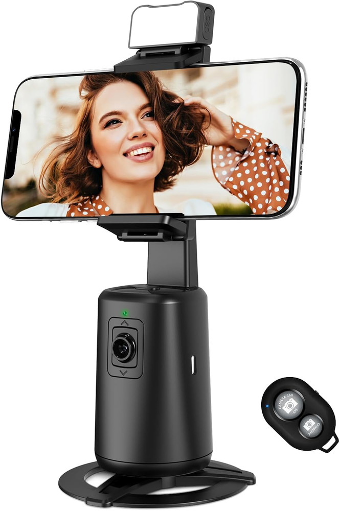 Auto Face Tracking Tripod - Tracking Phone Holder Smart Face Tracking Phone for
