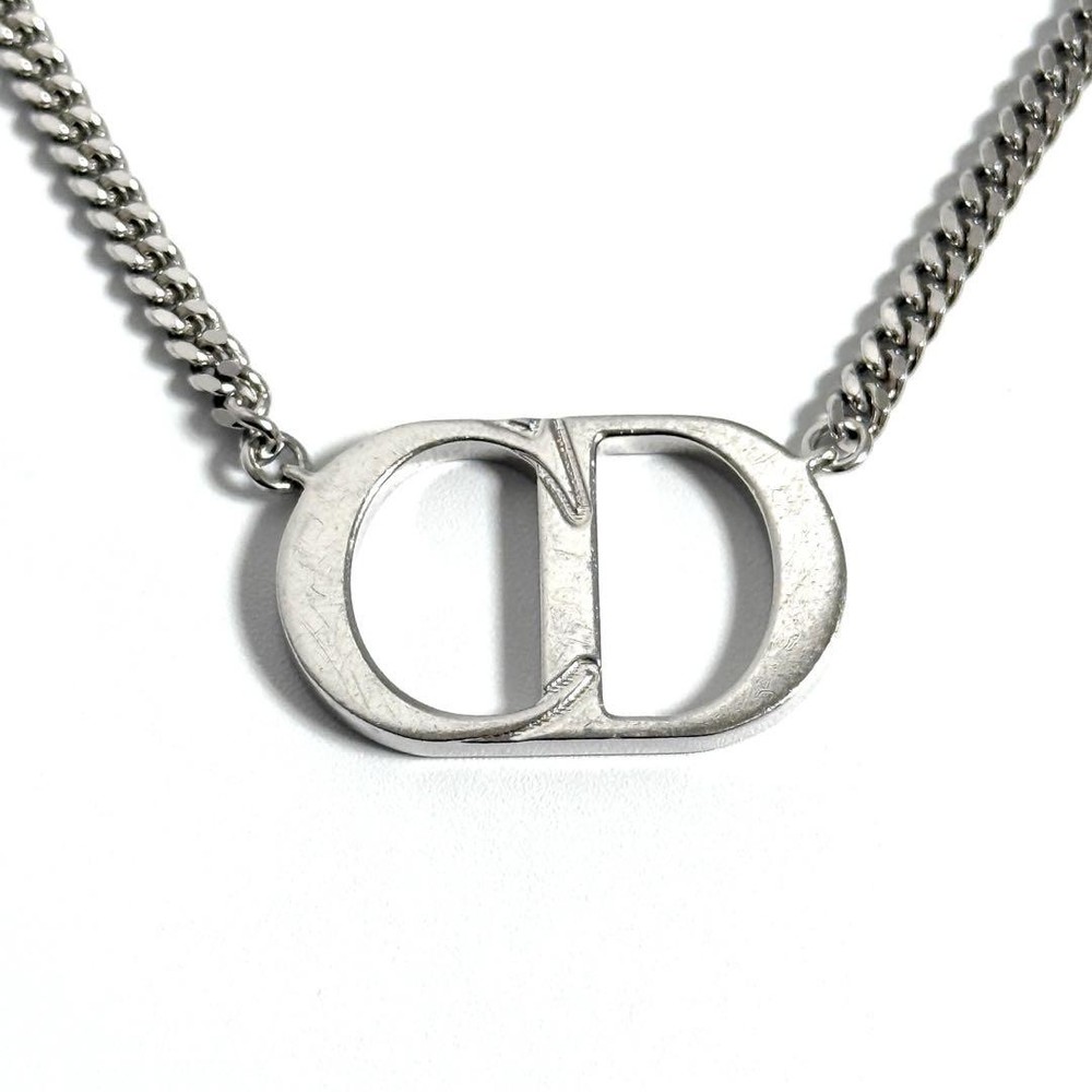 Christian Dior CD Icon Pendant Necklace for Men in Silver