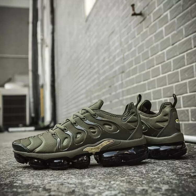 Nike Air Max VaporMax Plus Army Green 924453-004 Men's Shoes US Sizes 8-13
