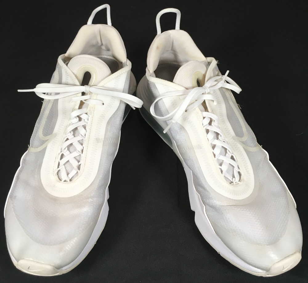 Nike Air Max 2090 Triple White Translucent BV9977-100 Mens Size 12 Sneakers EU46