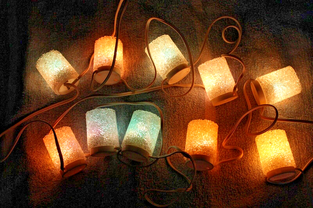 Rare Soviet Christmas garlands “Masquerade” for the USSR Christmas tree