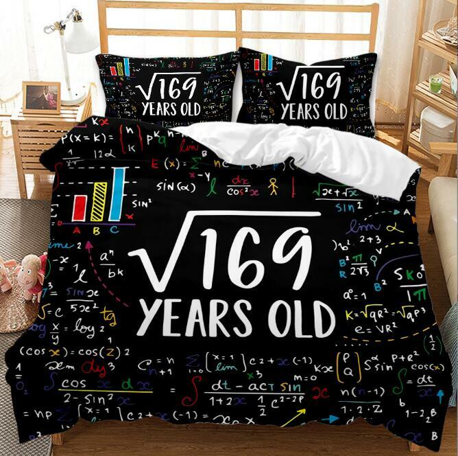 Physics and Mathematics Duvet Cover Quilt Cover Twin Queen Bedding Set Pillowcas