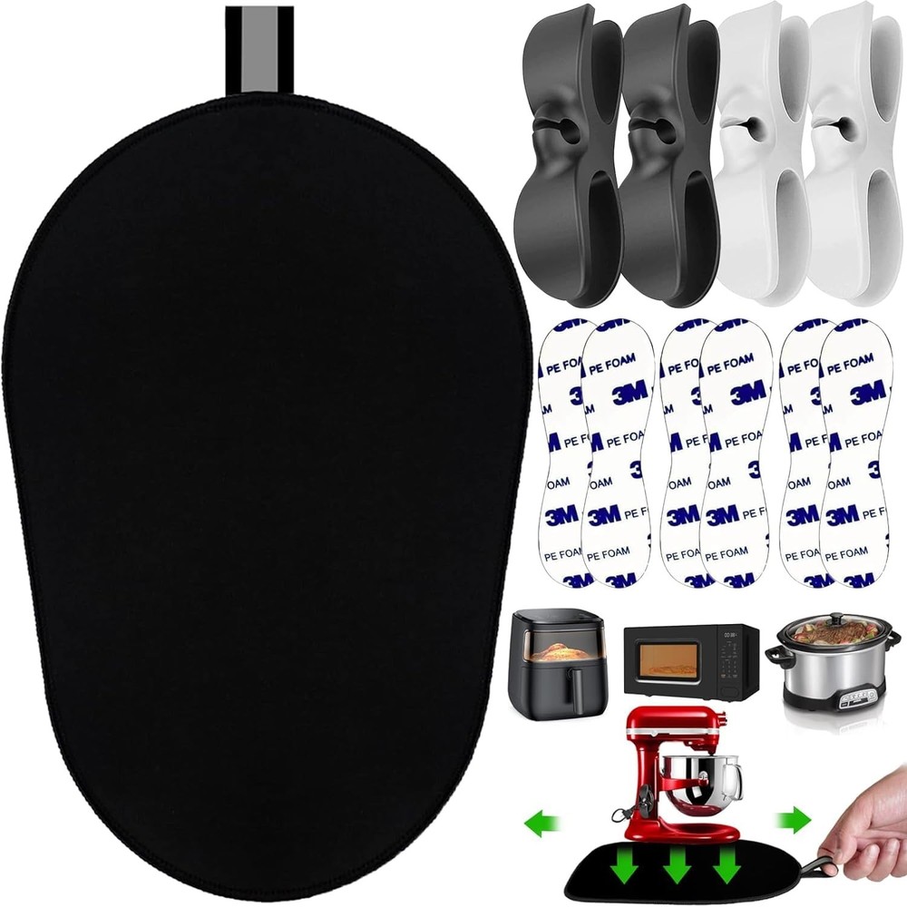 Sliding Mat for Kitchen aid 5-8 Qt Bowl-Lift Stand Mixer,Mixer Mover Slider M...