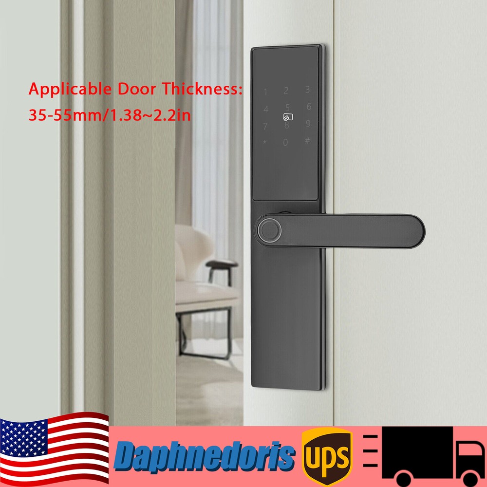 Smart Fingerprint Keypad Door Lock for Secure Keyless Entry US