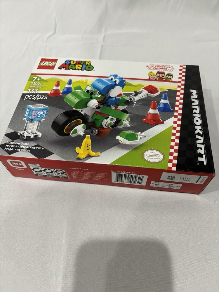 LEGO Super Mario Mario Kart Yoshi Bike Building Set 72031