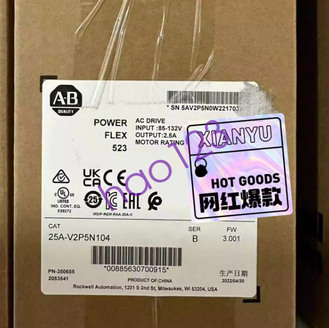 1pcs NEW 25A-V2P5N104 AC drive DHL/FedEx