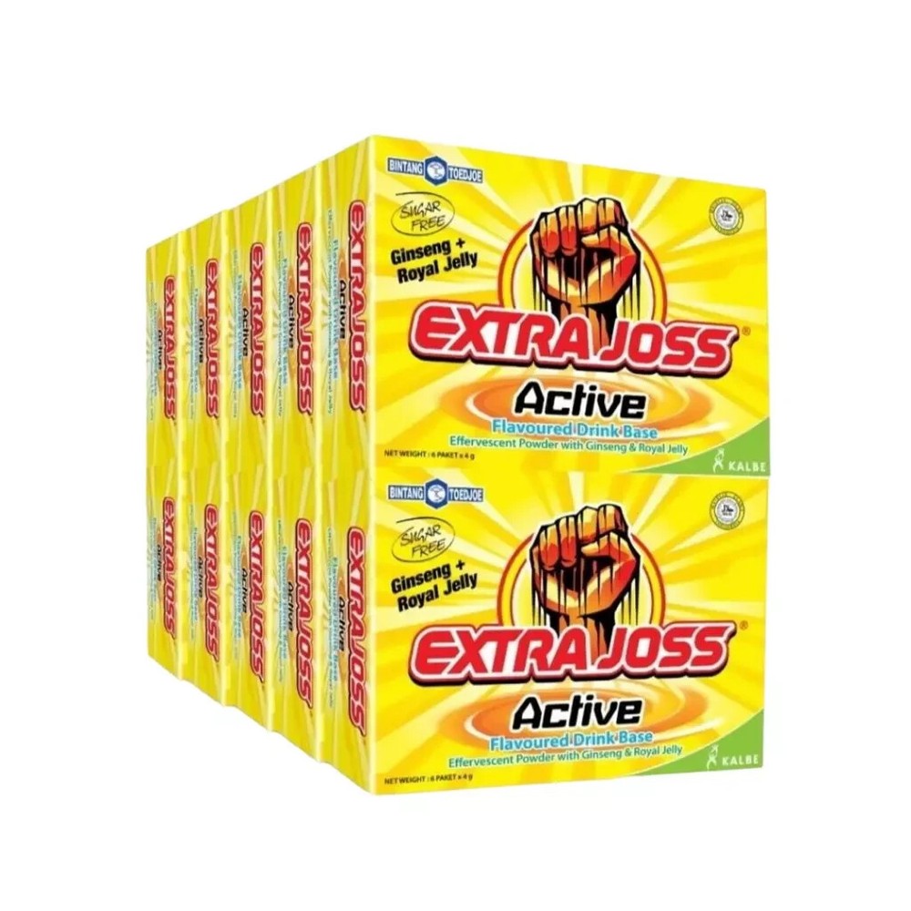Extra Joss Energy Drink - 60 Boxes (360 Sachets) Halal Certified Free Shipping