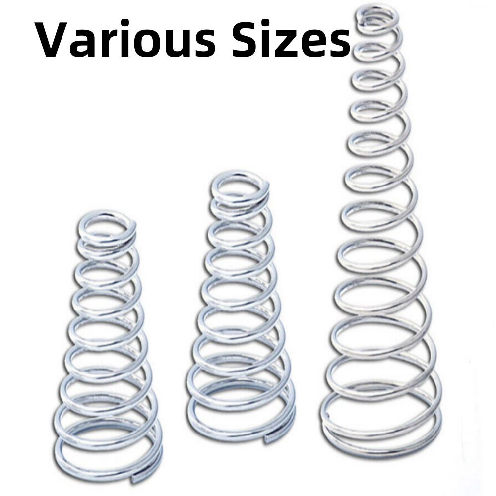 Stainless Steel Conical Compression Springs in Various Sizes