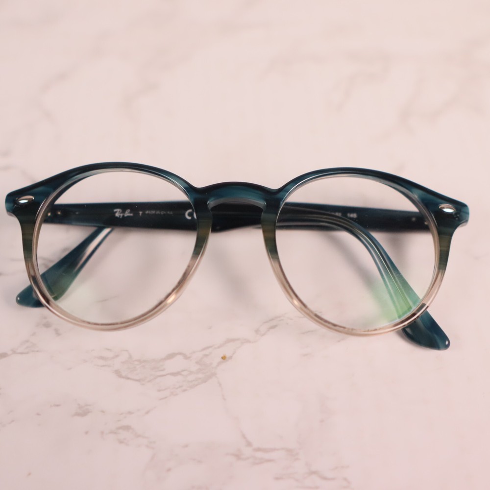 Ray Ban RB2180-V 8146 Blue Fade Round Eyeglasses Frame 49-21 145