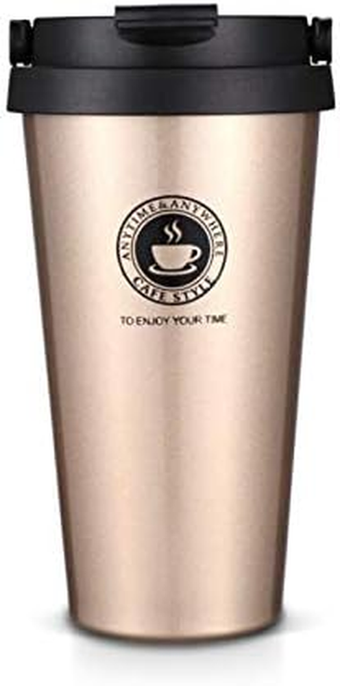 Jason Eva 18/8 Stainless Steel Vacuum Insulated Travel Coffee Mug with Lid