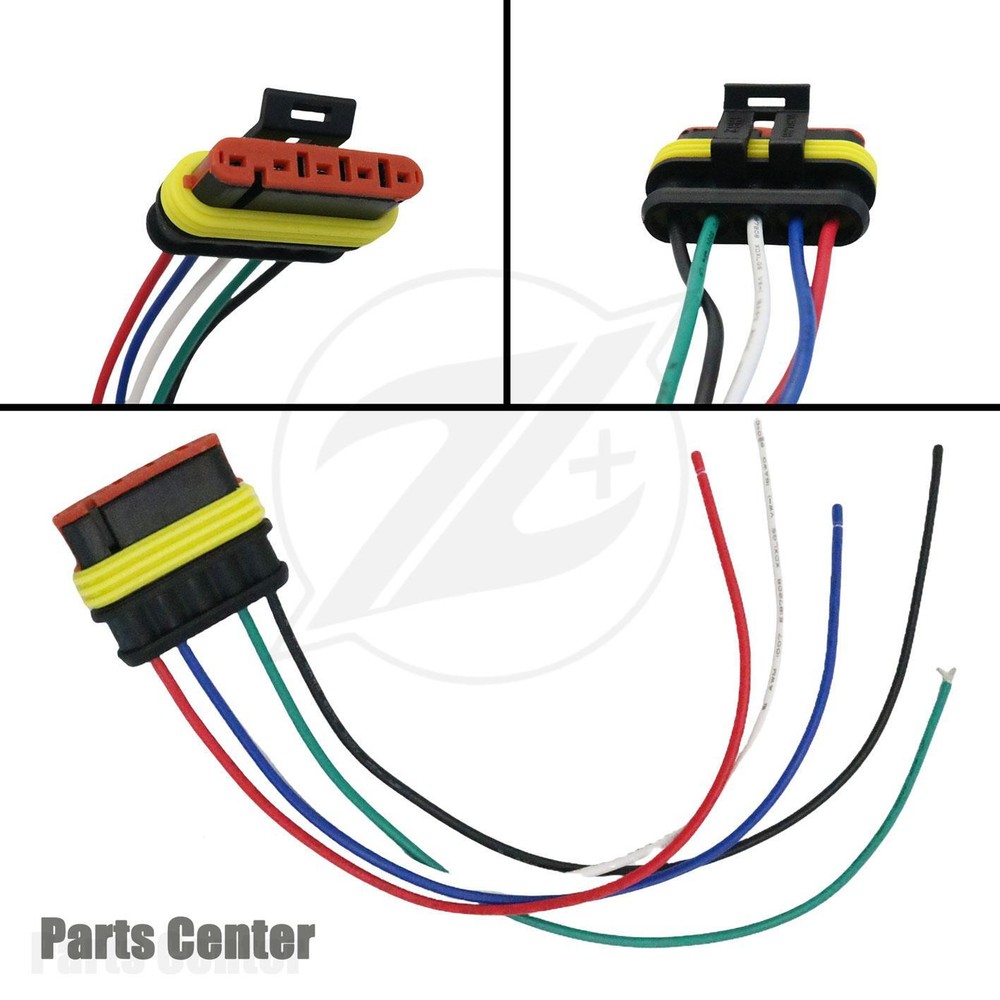 5-PIN Tail Light Wire Harness Connector for 68214449AC 05182418AD 05182418AE