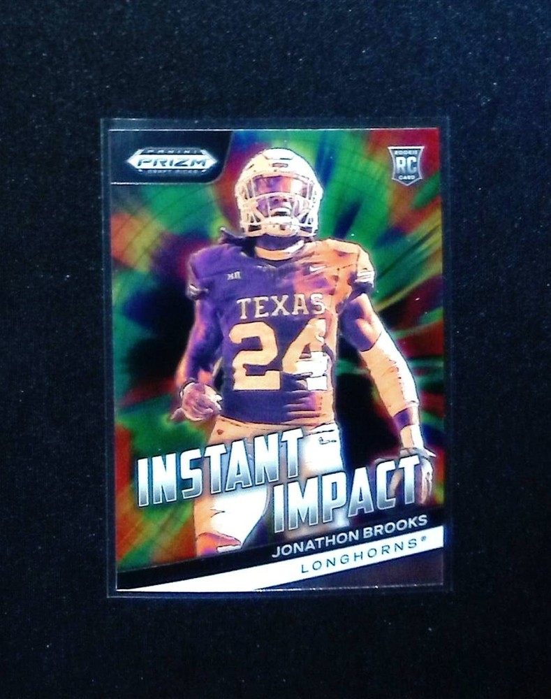 Jonathan Brooks 2024 Panini Prizm Draft Picks Instant Impact RC #II-JB Texas