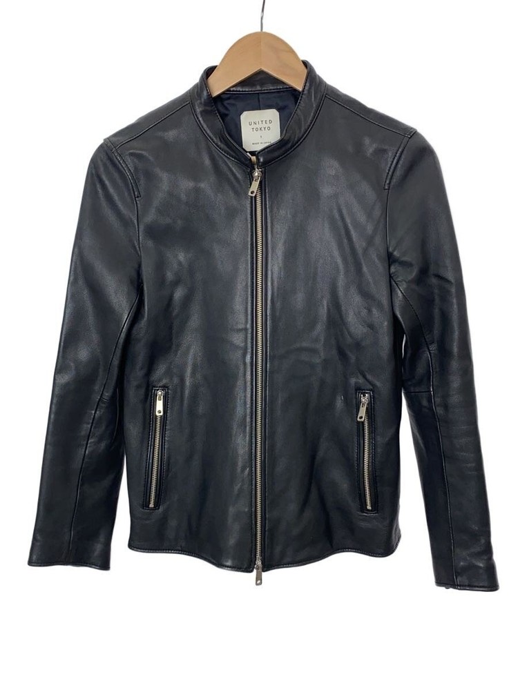 United Tokyo Leather Jacket Blouson/1/Sheep Leather/Blk/405352001// 3464