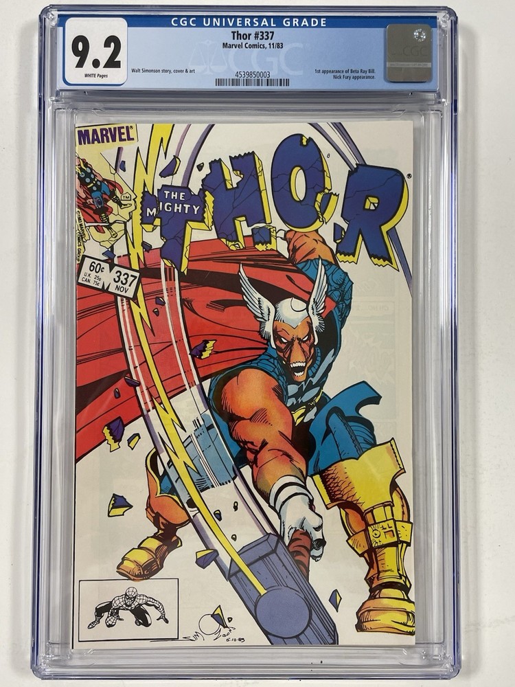 The Mighty Thor #337 (Marvel - November 1983) CGC 9.2 - Key 1st Beta Ray Bill