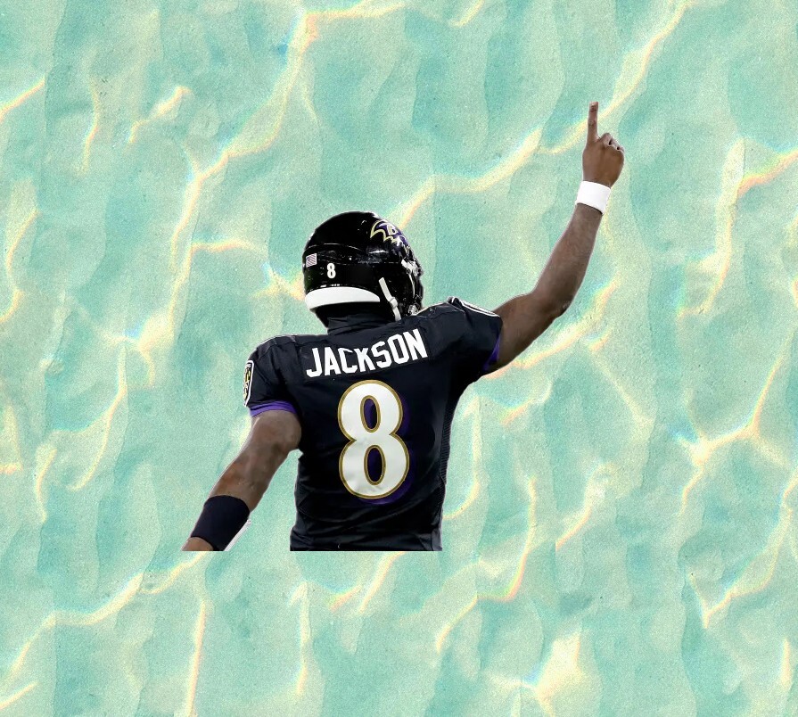 Ravens Lamar Jackson vinyl sticker decal - several sizes available