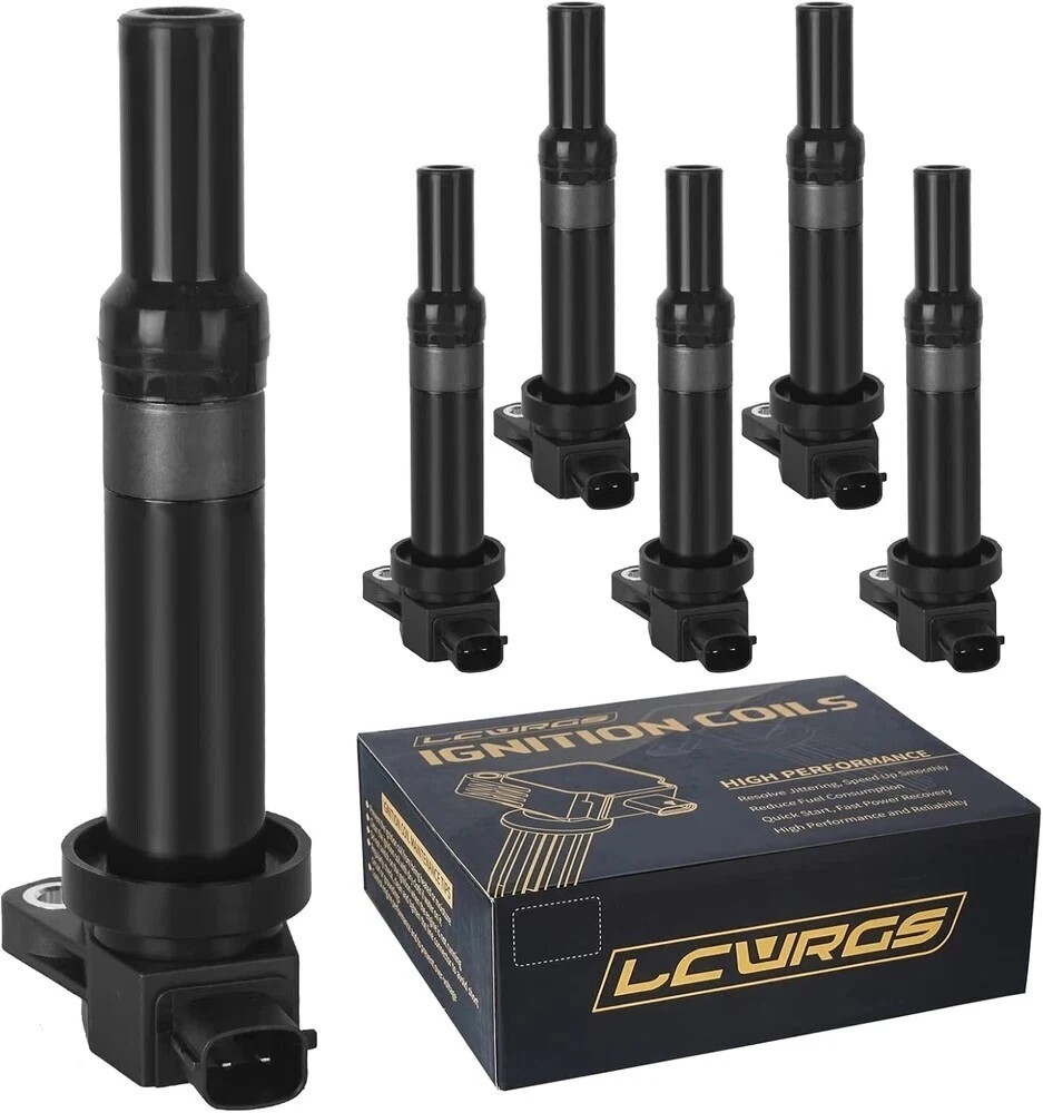 6 Ignition Coil Packs for 2007-2010 Hyundai Santa Fe & Kia 2.7L V6