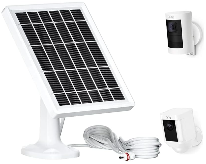 Ring Camera Solar Panel, Power for Ring Stick Up Cam Battery, Ring Spotlight...