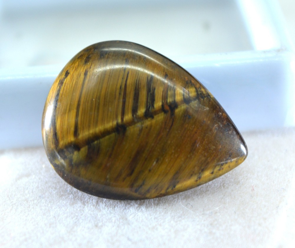 15.50ct Natural Certified African Tiger Eye Loose Gemstone TG28