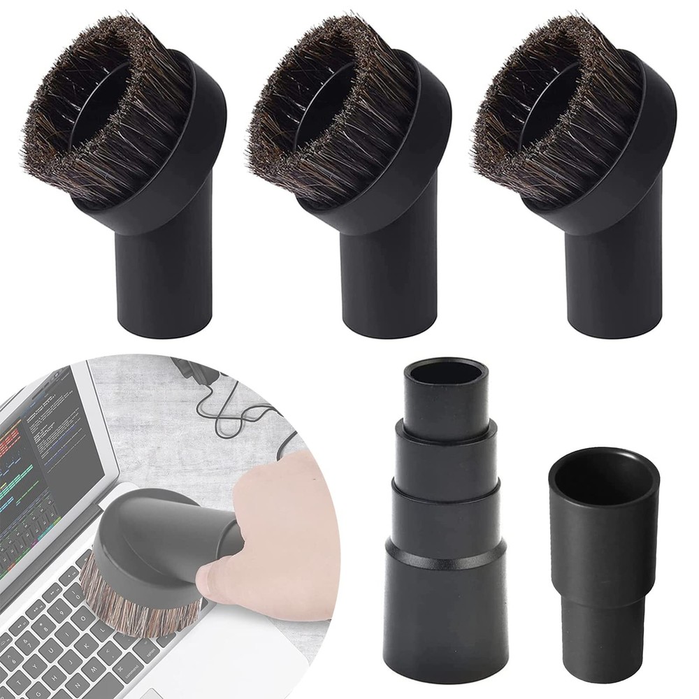 Vacuum Attachment Kit Wet Dry Plastic Vacuum Hose Adapter 1-1/4