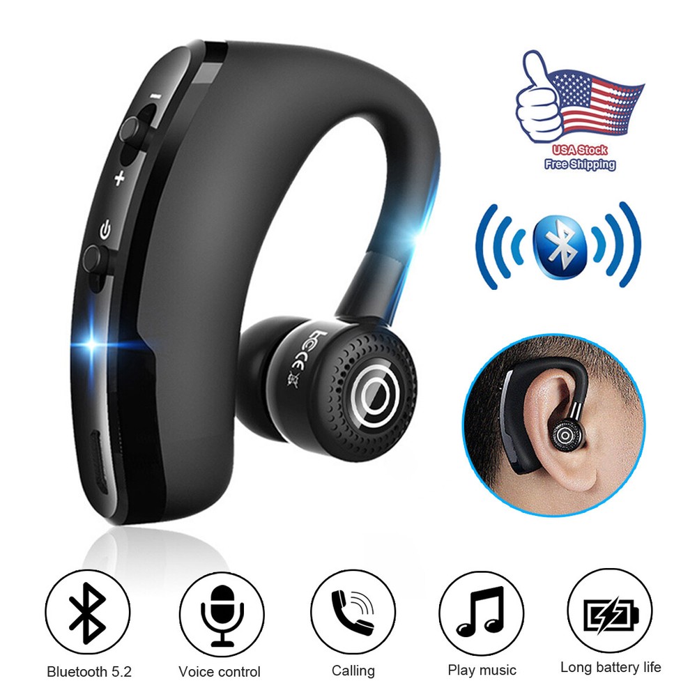 Bluetooth 5.2 Headset Wireless TWS Earphones Earbuds Stereo Headphones Ear Hook*