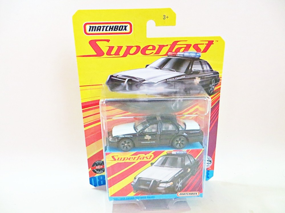 MATCHBOX SUPERFAST 08 '2006 FORD CROWN VICTORIA POLICE CAR'. MIB/BOXED/CARDED