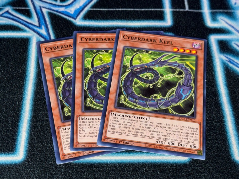Cyberdark Keel x3 SDCS Common Card for Deck Building