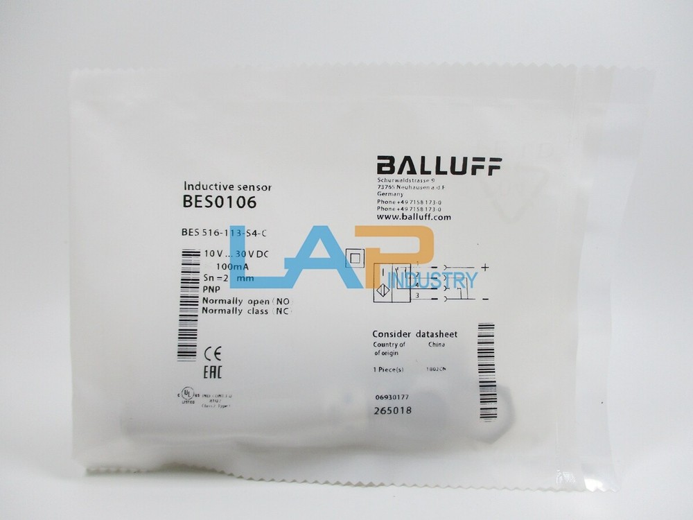 1PC NEW BALLUFF BES 516-113-S4-C (BES516-113-S4-C) Proximity Switch ZS