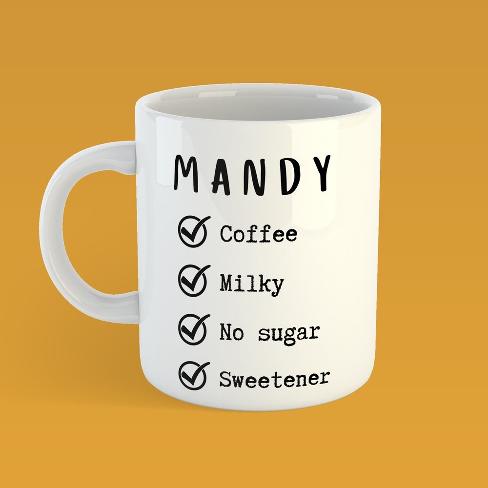 Custom Name Coffee Mug - Personalised Gift for Coffee Lovers