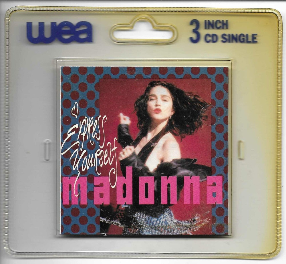 MADONNA Express Yourself RARE MIXES NEVER OPENED 1989 Mini 3 INCH CD single CD3