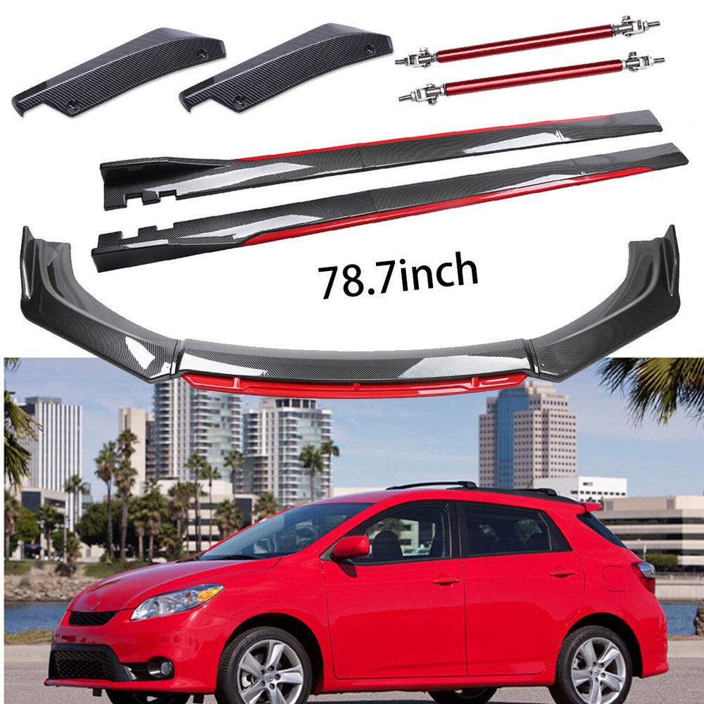 For Toyota Matrix  Front Bumper Lip Carbon Fiber Rods 78.7