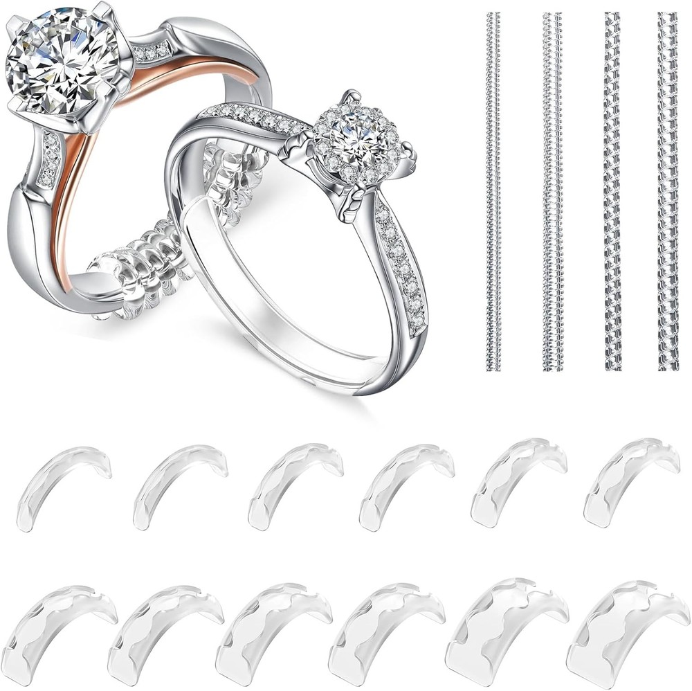 Eiito Adjustable Ring Sizer Fits 0.5-1 Size Down No Resizing Needed