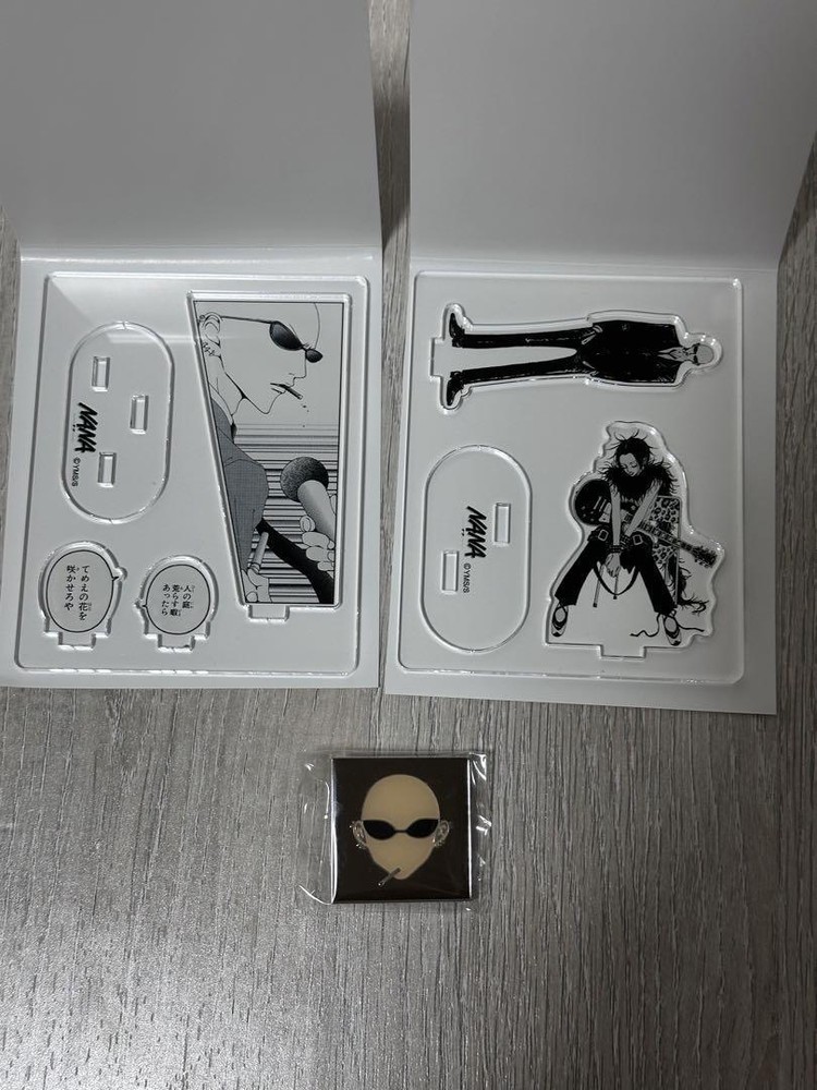 Nana Yazawa Ai Exhibition Yasu Acrylic Stand Pin Badge
