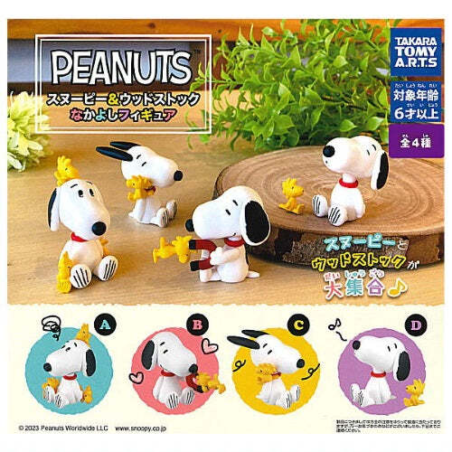 Peanuts Snoopy And Woodstock Good Friends Takara Tomy 2-Inch Mini-Figure