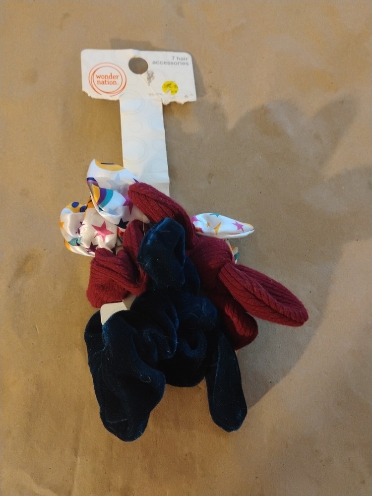 Wonder Nation 3-Pack Hair Ties Fresh New Style