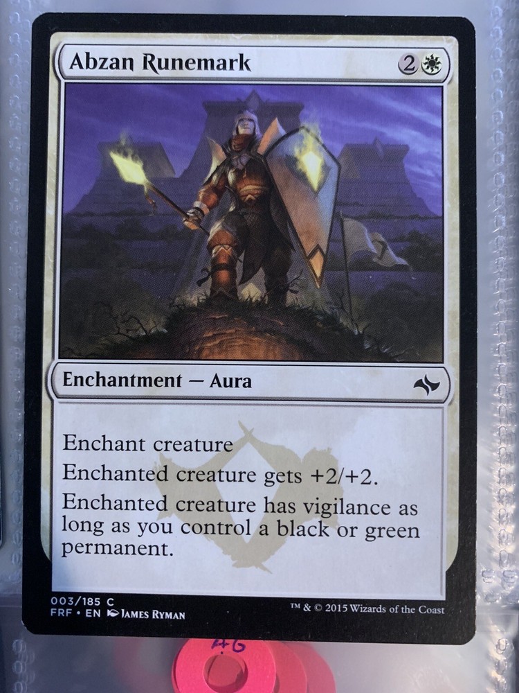 Abzan Runemark Fate Reforged MTG Card