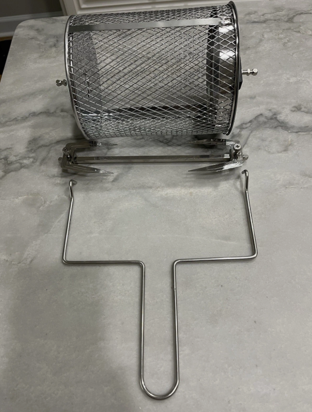 Instant Pot Vortex Plus 10QT Air Fryer Rotisserie Basket Spit Forks Fetch Set