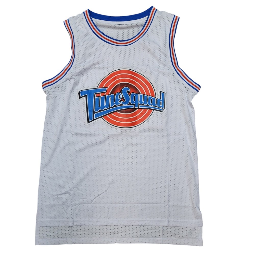 Michael Jordan #23 Tune Squad Looney Tunes Space Jam Jersey Men’s Size S White