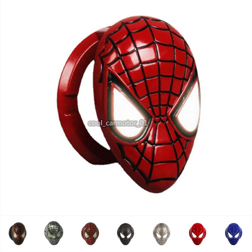 Spider Man Car Engine Ignition Start Stop Push Button Switch Cover Cap Universal