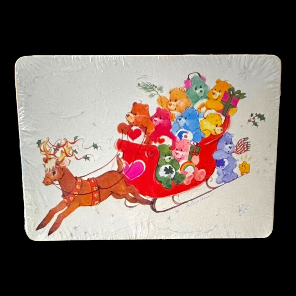 Vintage 1984 Care Bears Holiday Postcards Pack of 15 SEALED NOS Christmas Ephemera
