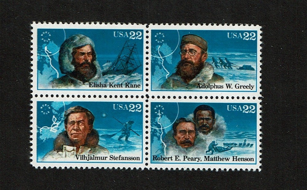 1986  U.S COMMEM 22c  EXPLORERS   Se-Tenant  SET Sc#2220-3 M/NH/OG GEM!