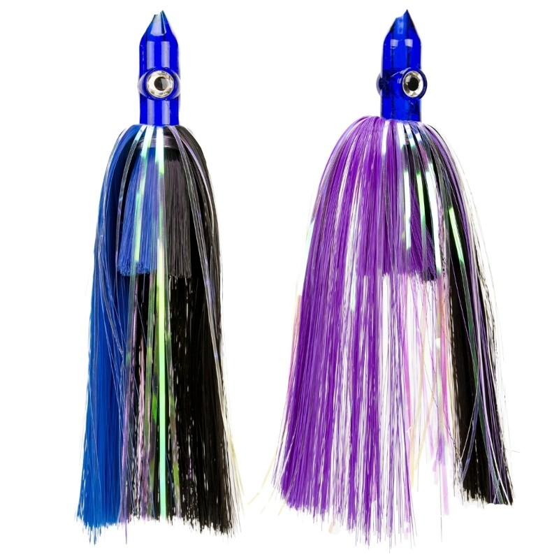 Artificial Soft Squid Skirt Trolling Saltwater Baits Fishing Accessories