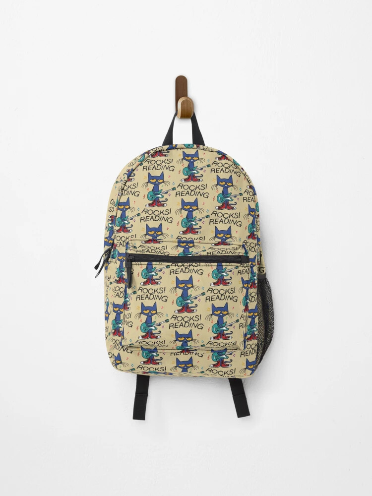 Pete the Cat Backpack, Children  Book Character Bag for Boys & Girls