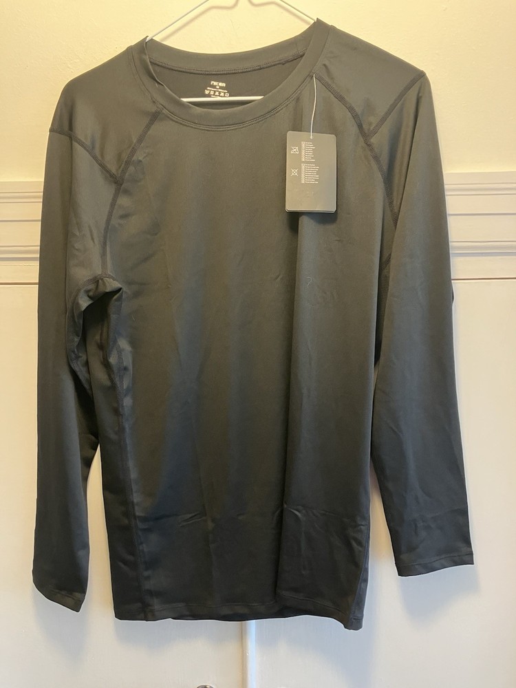 Niksa Long Sleeve Black Compression Men’s Medium T-Shirt **NWT**