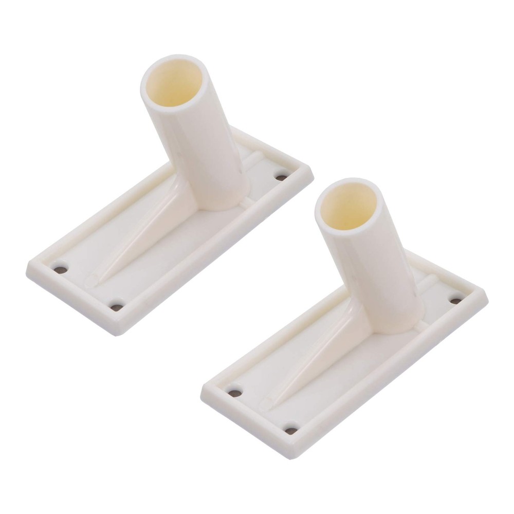 2Pcs Flag Pole Brackets, Wall Mount Flag Pole Holder Rack, Flag Pole Mounting...